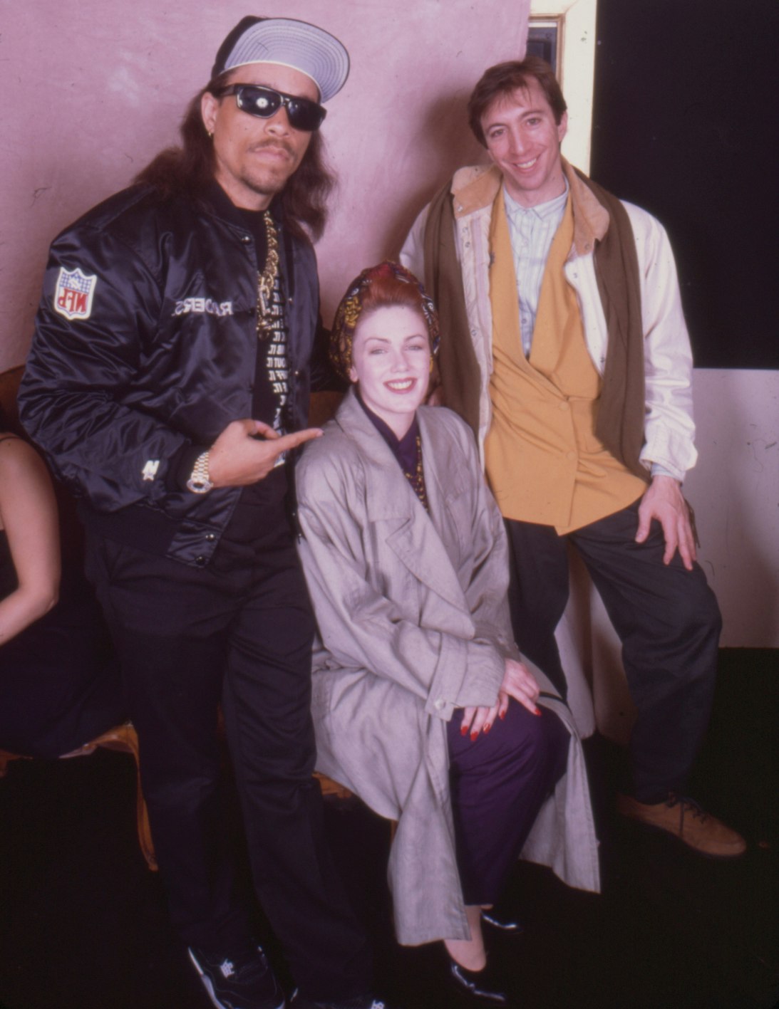 Ice T, Monica, and Tom Silverman.